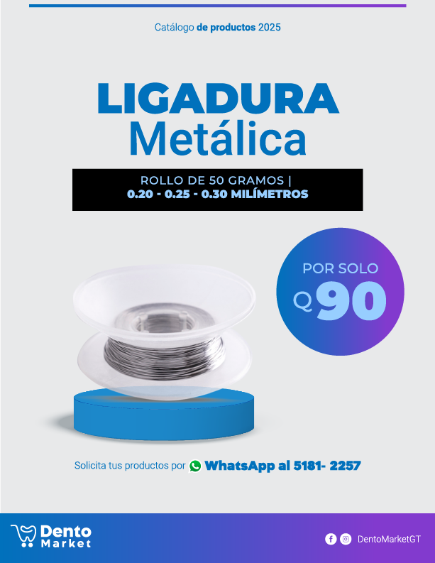 Dento Market Guatemala - Ligadura metálica