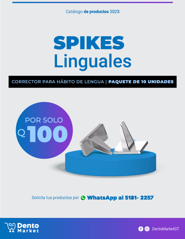Dento Market Guatemala - spikes linguales correctores de habito
