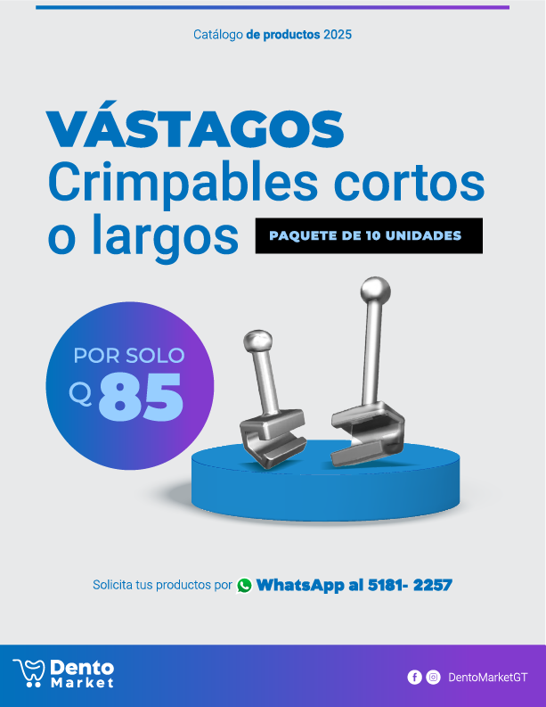 Dento Market Guatemala - vastagos crimpables