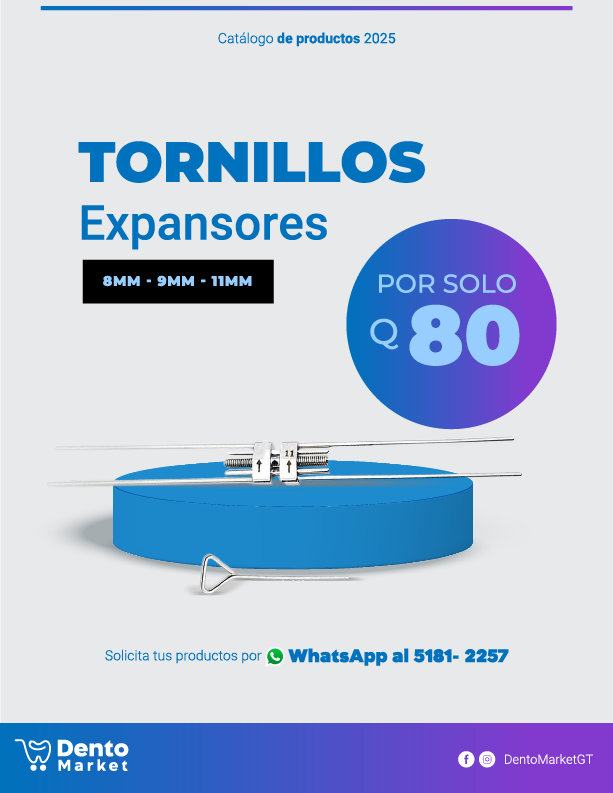 Dento Market Guatemala - tornillo expansor