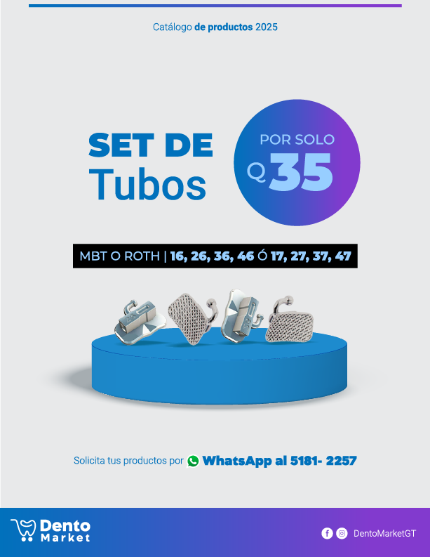 Dento Market Guatemala - Set de tubos Roth o MBT