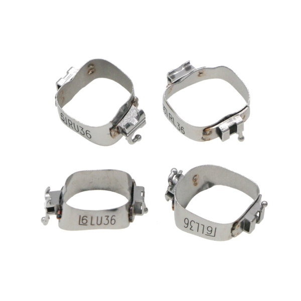 Bandas de ortodoncia con tubos